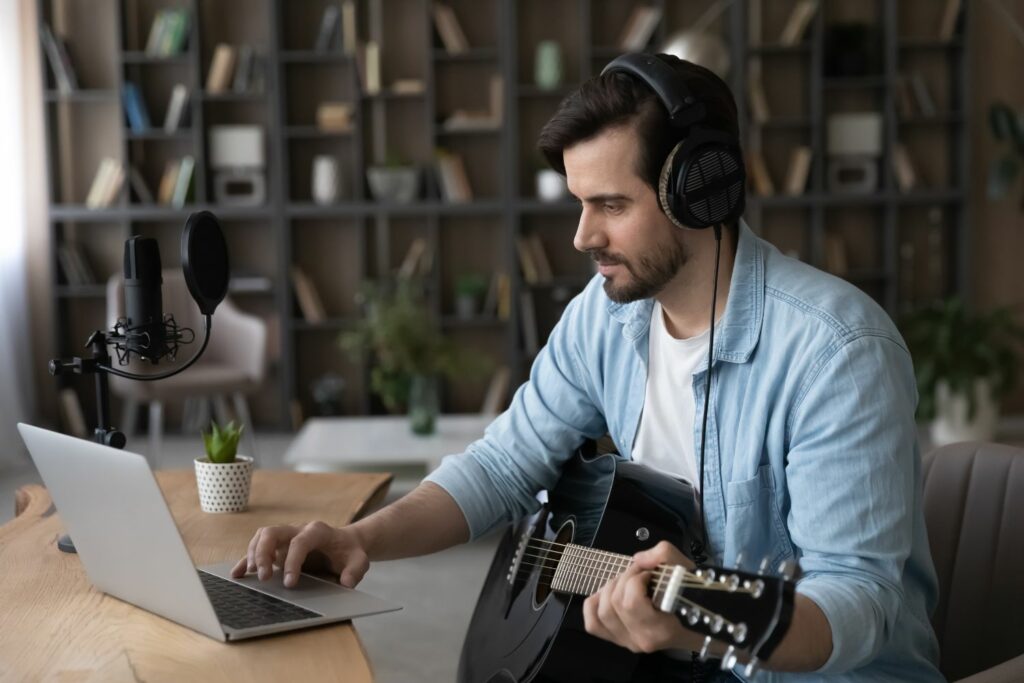 Musiker-Homepage für Gitarristen