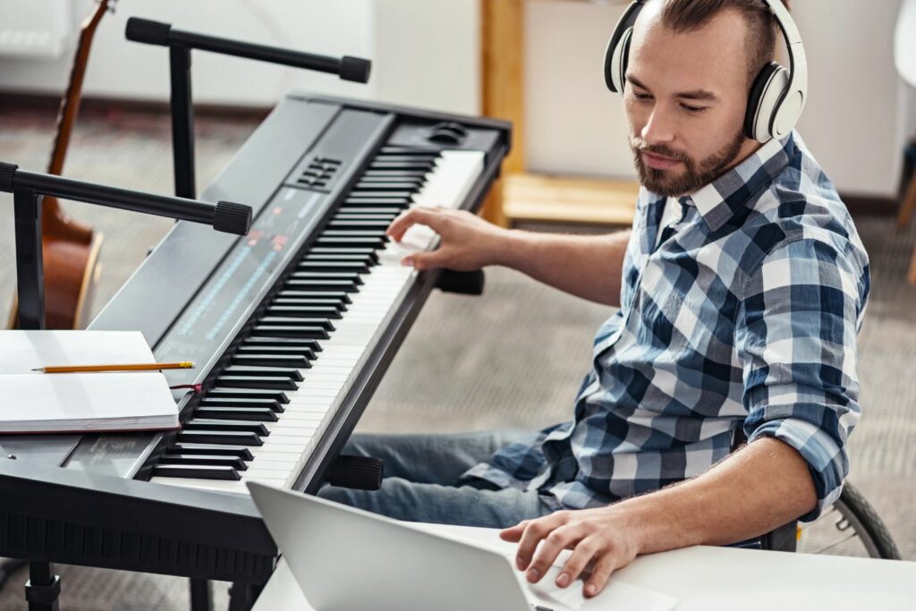 Homepage für Musiker: Pianist