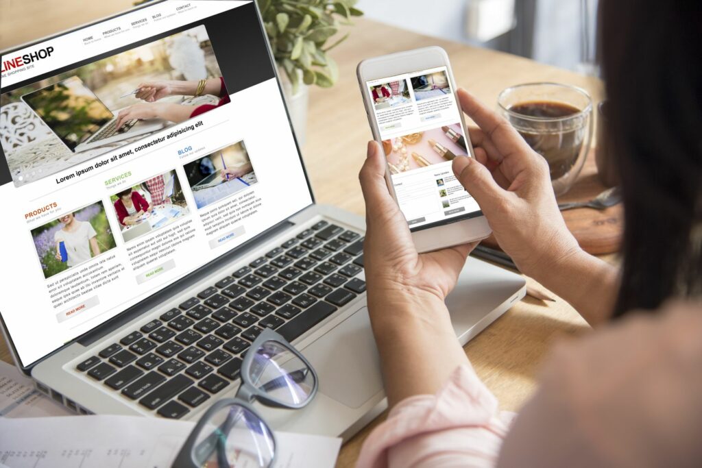 mobiler Handel Online Präsenz